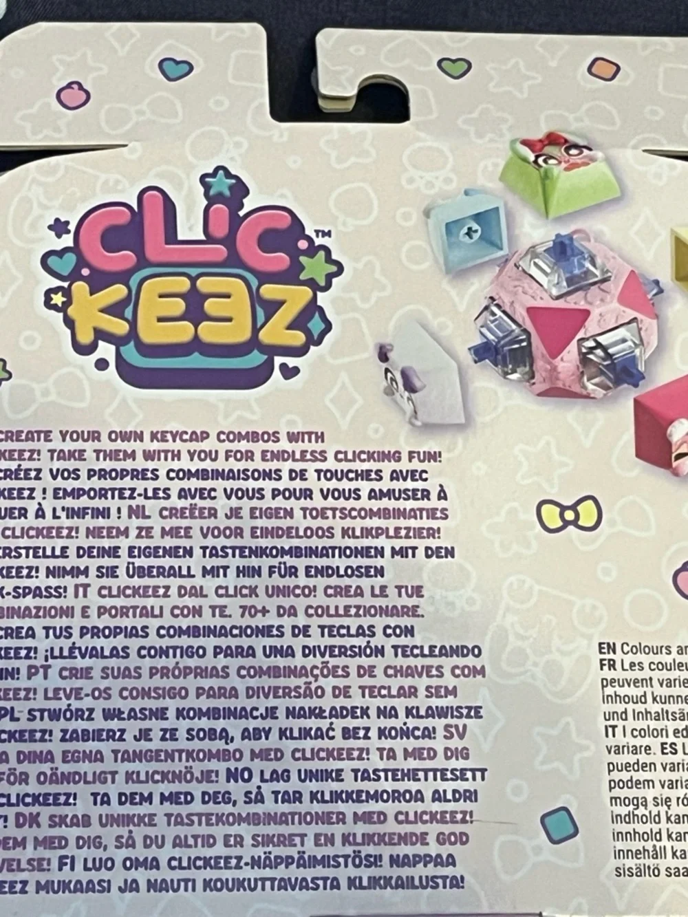 NWT CLIC KEEZ Deluxe Keychain Clickable Collectible - Picture 2 of 4